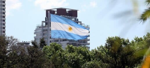 Fahne von Argentinien (Archiv), via 