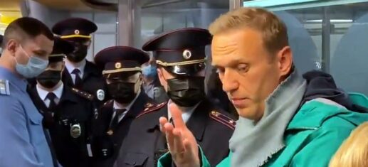 Video von der Festnahme Nawalnys im Januar 2021 (Archiv), Kira Yarmysh via 