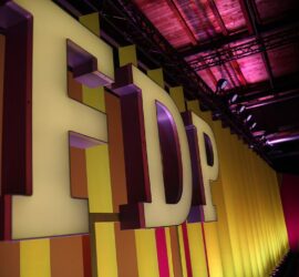FDP-Logo auf Parteitag (Archiv), via