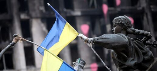 Ukrainische Flagge (Archiv), via 