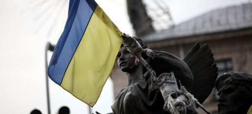 Flagge der Ukraine (Archiv), via 