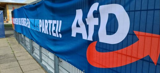 Logo vor AfD-Parteitag (Archiv), via 