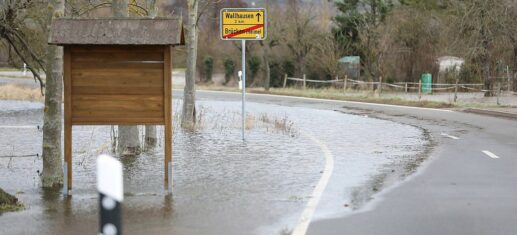 Hochwasserlage im Landkreis Mansfeld-Südharz am 03.01.2024, via 