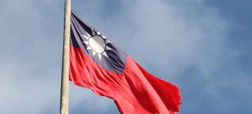 Taiwan-Flagge (Archiv), via 