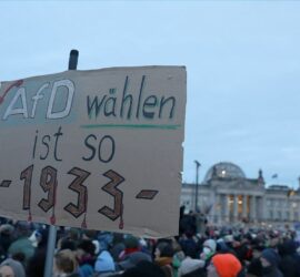 Demo gegen Rechtsextremismus am 21.01.2024, via