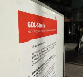 GDL-Streik am 10.01.2024, via