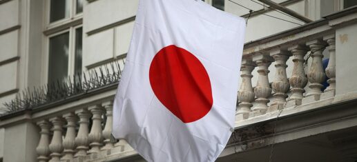 Fahne von Japan (Archiv), via 