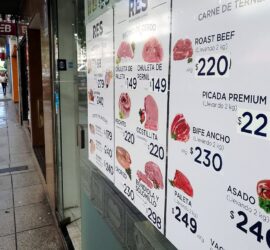 Preise für Fleisch in Argentinien (Archiv), via