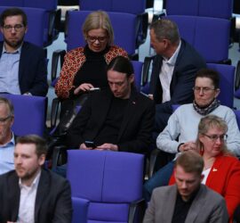 Ehemalige Mitglieder der aufgelösten Linken-Fraktion am 30.01.2024