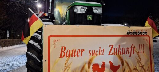 Demo von Lkw-Fahrern und Bauern (Archiv)