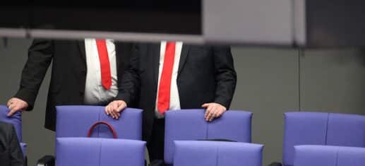 Zwei Bundestagsabgeordnete (Archiv)