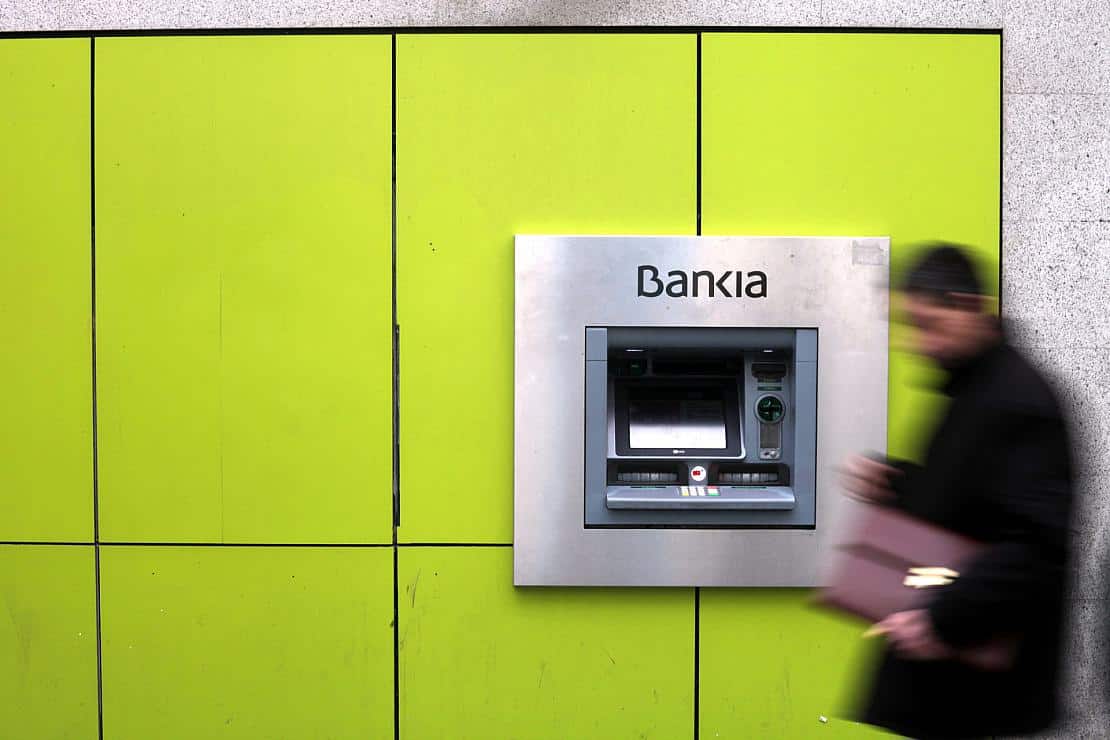 Geldautomat der Bankia-Bank in Spanien (Archiv)