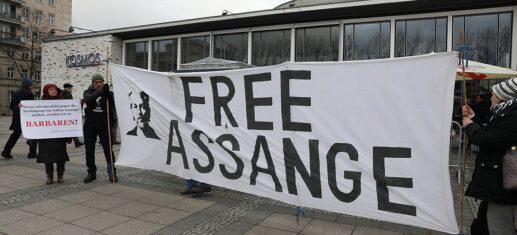 Protest für die Freilassung von Julian Assange (Archiv)