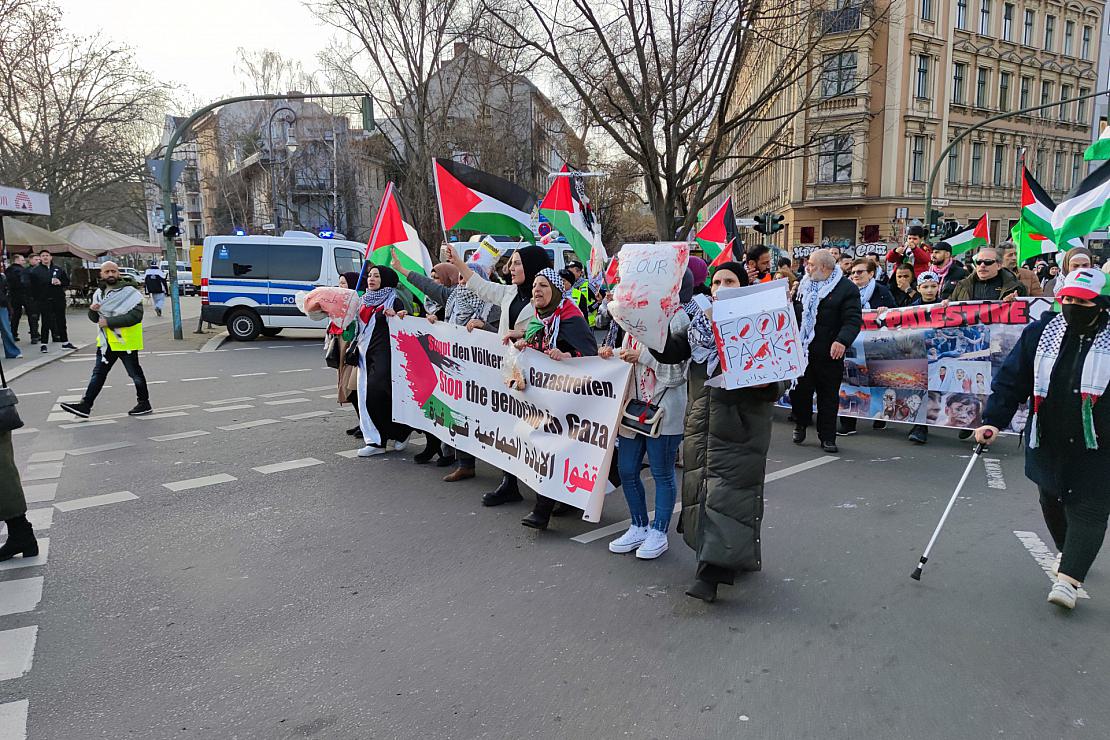 Pro-palästinensische Demo am 02.03.2024