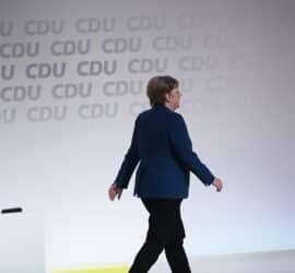 Angela Merkel bei ihrem letzten Parteitag als CDU-Chefin im Dezember 2018 (Archiv)